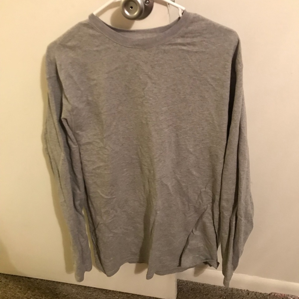 Long grey sweater